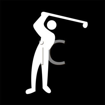 golf club clip art. Royalty Free Golf Clipart