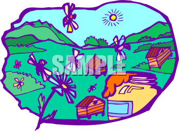 Farm Buildings Clipart
