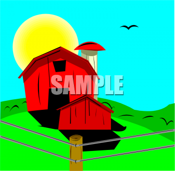 Farm Buildings Clipart