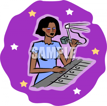 Clip Art Keyboard. Entertainment Clipart