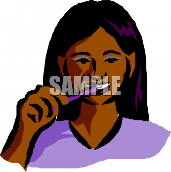 brushing teeth clip art. People Clipart