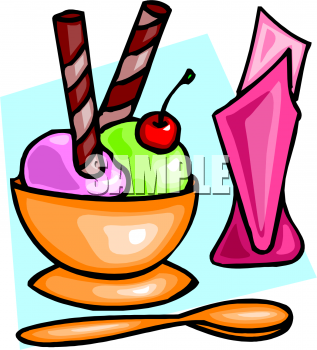 ice cream napkins
 on Royalty Free Napkin Clip art, Food Clipart