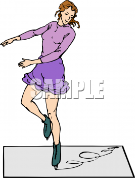 Royalty Free Skating Clip art, Sport Clipart