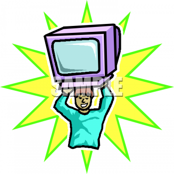 clip art tv. Entertainment Clipart