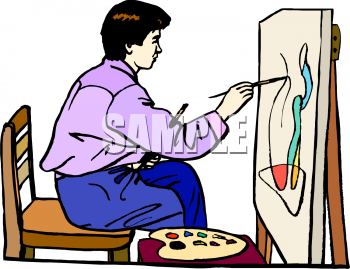 Royalty Free Artist Clip Art Business Clipart