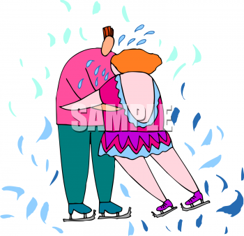 Royalty Free Skating Clip art, Sport Clipart