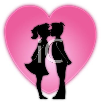 clip art kissing. Valentines Day Clipart