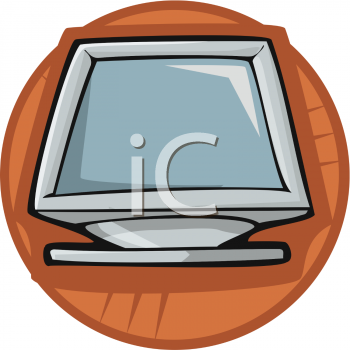 Royalty Free Monitor Clipart