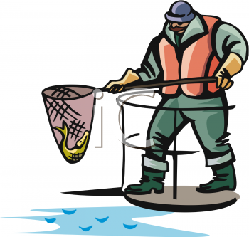 Royalty Free Fisherman Clip art, People Clipart