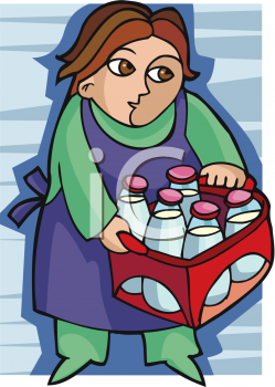 Royalty Free Milkman Clip art, People Clipart