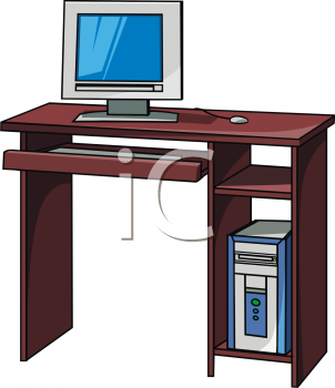 Royalty Free Desk Clip art, Objects Clipart