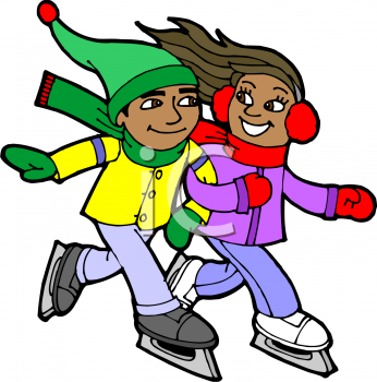 clip art ice skating