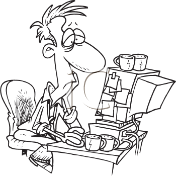 Computer Monitor Clipart. Cartoon Clipart