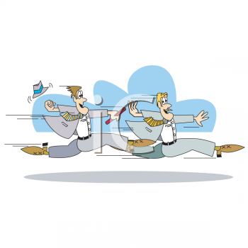 Cartoon Clipart clip art running man. Cartoon Clipart