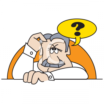 clip art man thinking. Business Clipart