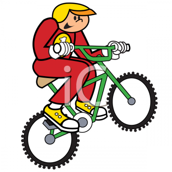 bike rider clip art. Royalty Free Bicycle Clipart