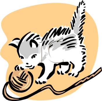 cats and kittens clip art. Royalty Free Kitten Clipart