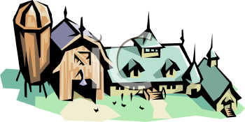 Farm Buildings Clipart
