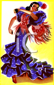 Flamenco+dancer+clipart
