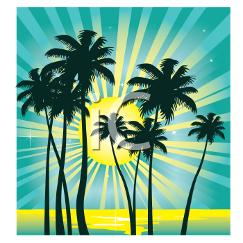 Free Clip Art Palm Tree. Grass and Tree Clipart