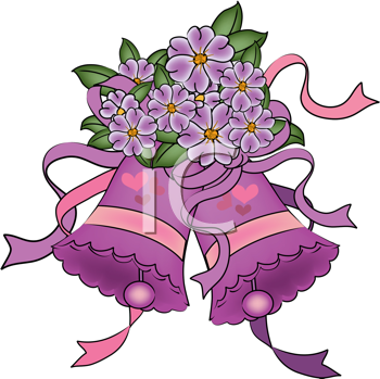 clip art wedding bells. Flower Clipart