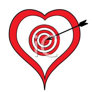 clipart heart with arrow. Valentines Day Clipart