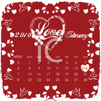 february calendar clip art. Valentines Day Clipart