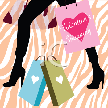 clip art woman shopping. Valentines Day Clipart