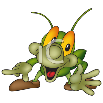 Clip Art Grasshopper. Insect Clipart