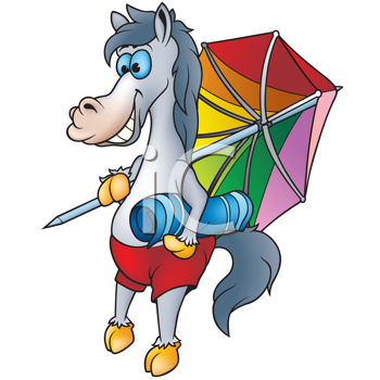 clip art umbrella. Horse Clipart