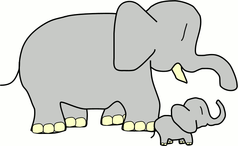 elephant trumpeting clipart - photo #19