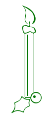 Free Christmas Candles Clipart