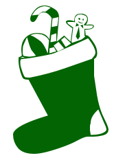 Free Green Christmas Clipart