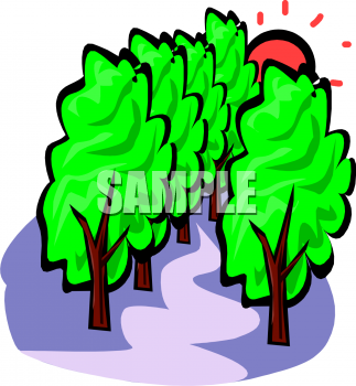 Grass and Tree Clipart