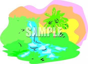 Grass and Tree Clipart