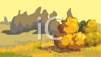 Grass and Tree Clipart