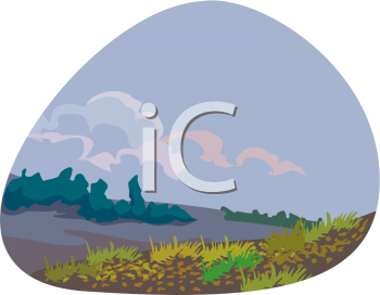 Grass and Tree Clipart