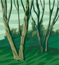 Grass and Tree Clipart