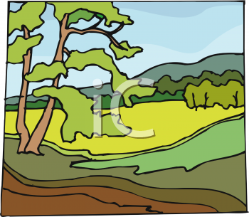 Grass and Tree Clipart