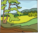 Grass and Tree Clipart