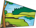 Grass and Tree Clipart