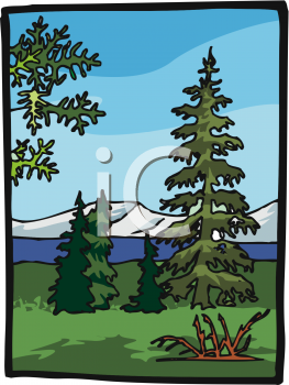 Grass and Tree Clipart