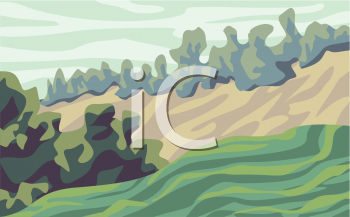 Grass and Tree Clipart