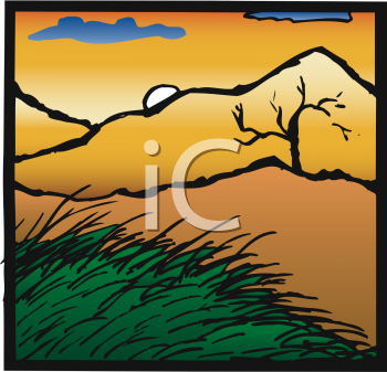 Grass and Tree Clipart