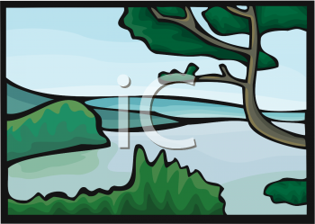 Grass and Tree Clipart