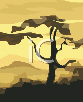 Grass and Tree Clipart