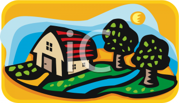 Farm Buildings Clipart