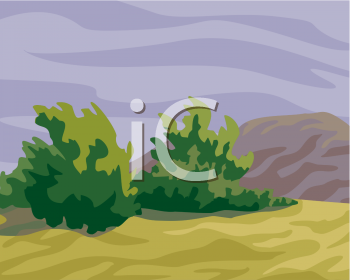 Grass and Tree Clipart