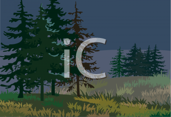 Grass and Tree Clipart
