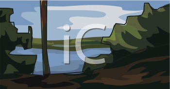 Grass and Tree Clipart